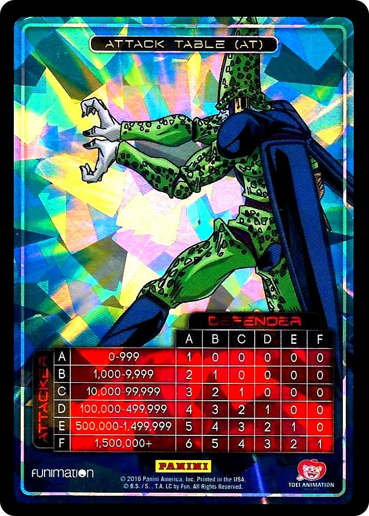 Attack Table: Awakening - Cell (N/A) [PMC] - Dragon Ball Z TCG Single