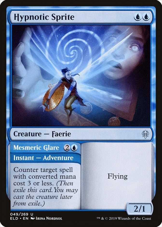 Hypnotic Sprite (49) [ELD] - MTG Single