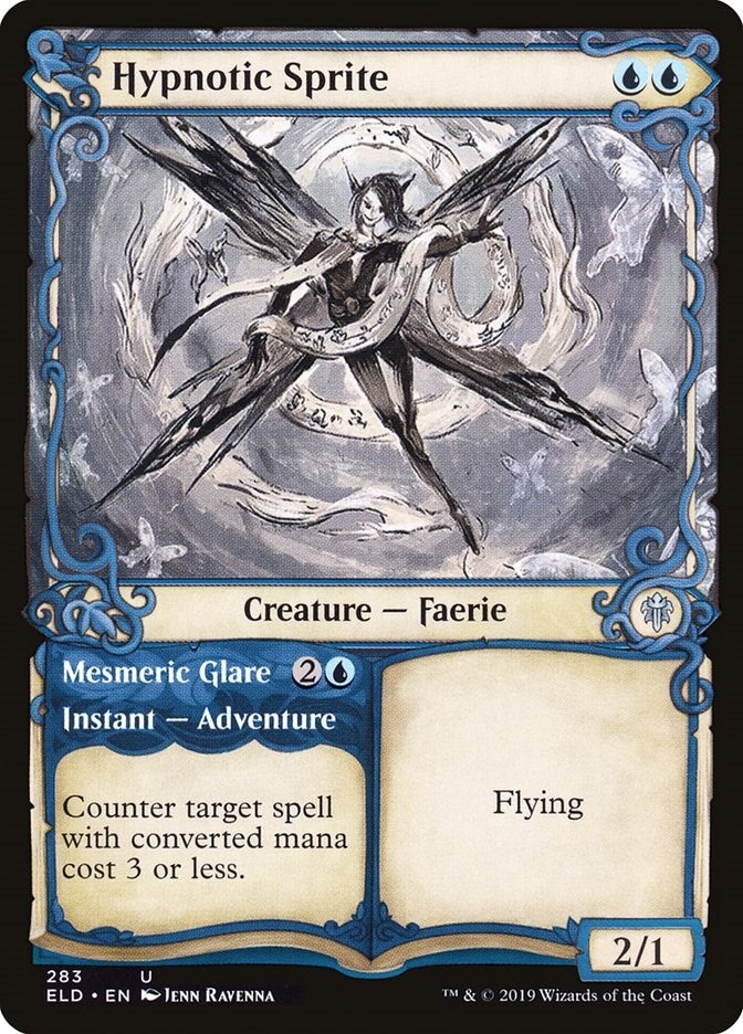 Hypnotic Sprite (Showcase) (283) [ELD] - MTG Single