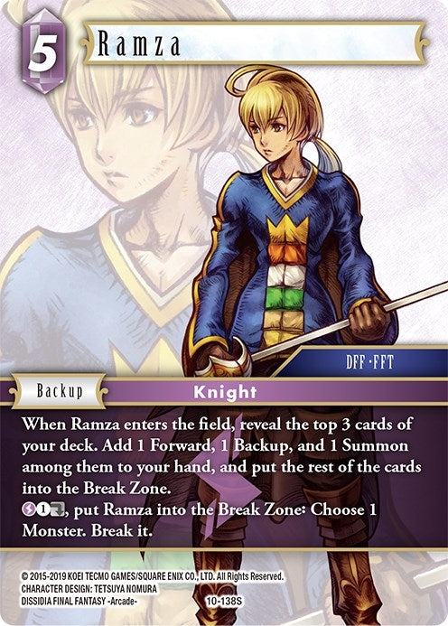 Ramza (Starter) (10) [OP10] - Final Fantasy TCG Single