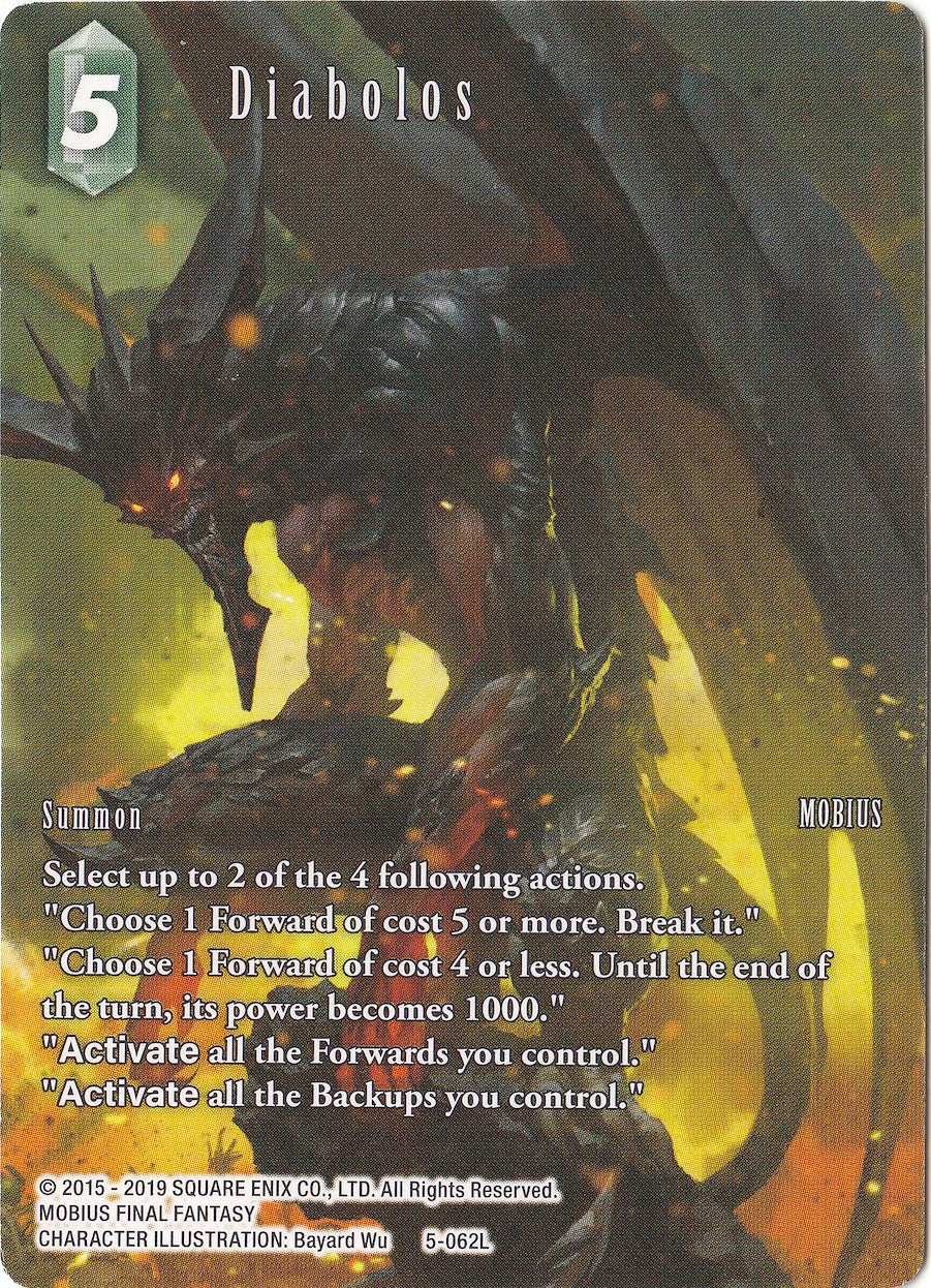 Diabolos - 5-062L (Full Art) (5) [DEC] - Final Fantasy TCG Single