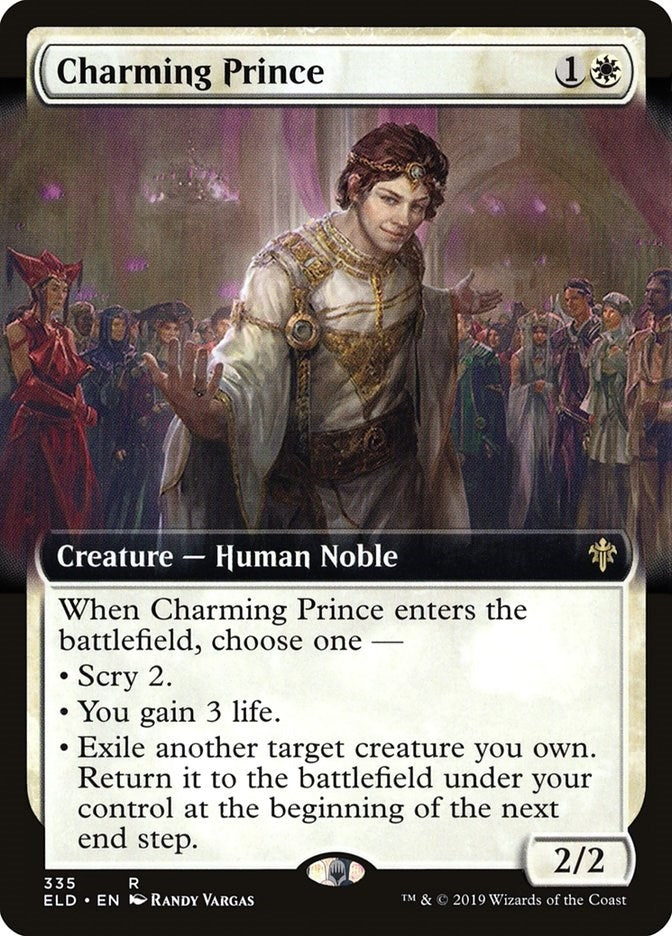Charming Prince (Extended Art) (335) [ELD] - MTG Single