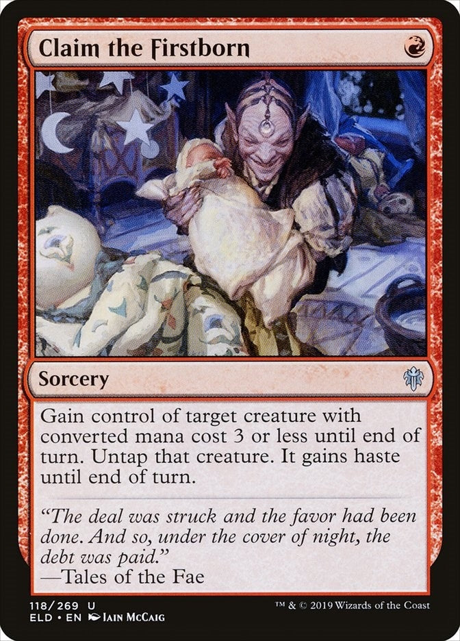 Claim the Firstborn (118) [ELD] - MTG Single