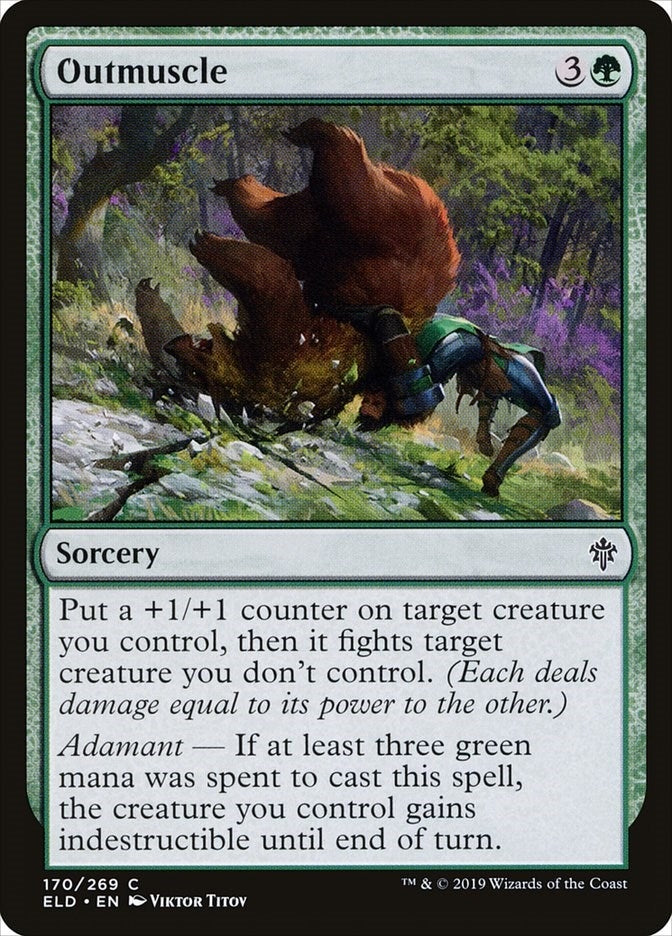 Outmuscle (170) [ELD] - MTG Single