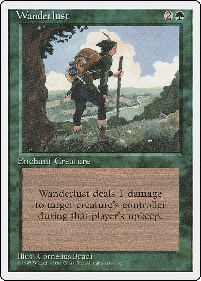 Wanderlust [4ED] - MTG Single