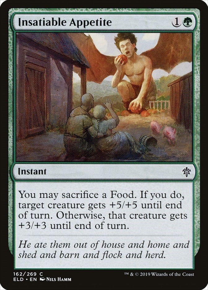 Insatiable Appetite (162) [ELD] - MTG Single