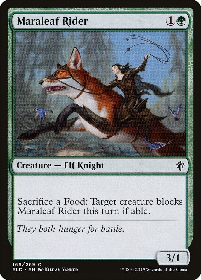 Maraleaf Rider (166) [ELD] - MTG Single