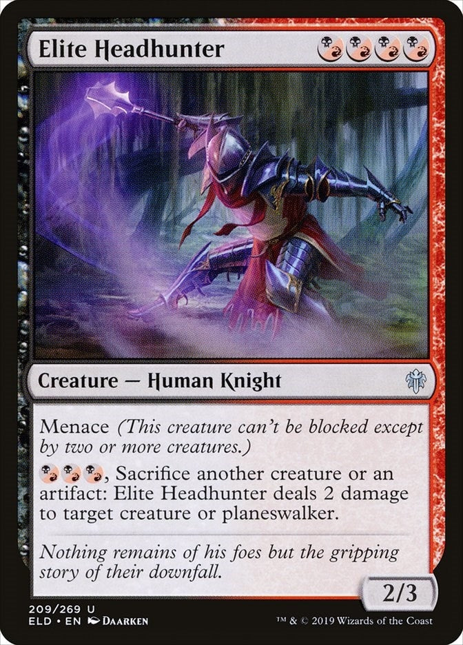 Elite Headhunter (209) [ELD] - MTG Single