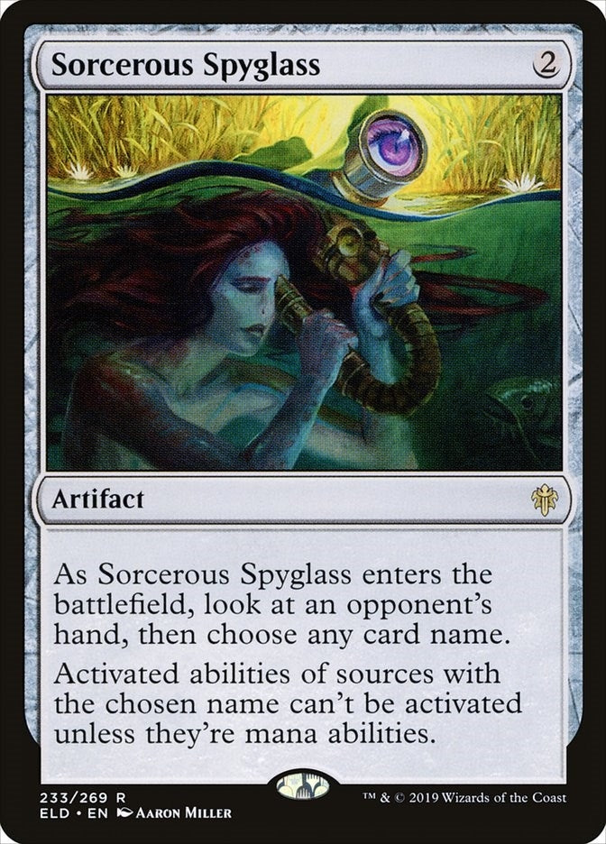 Sorcerous Spyglass (233) [ELD] - MTG Single