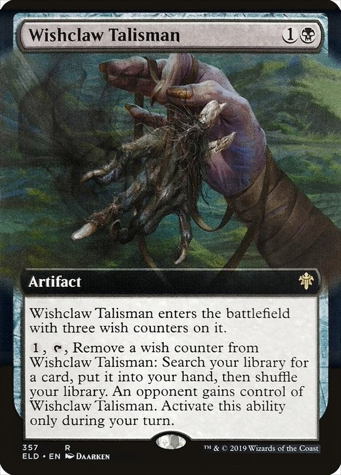Wishclaw Talisman (Extended Art) (357) [ELD] - MTG Single
