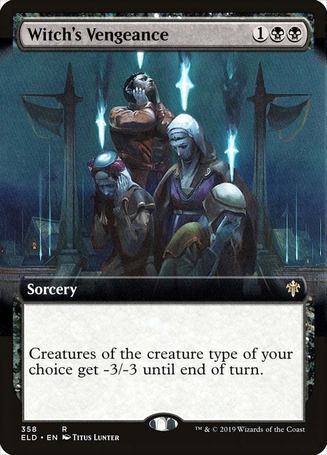 Witch’s Vengeance (Extended Art) (358) [ELD] - MTG Single