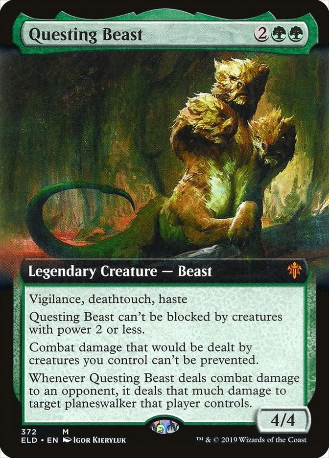 Questing Beast (Extended Art) (372) [ELD] - MTG Single