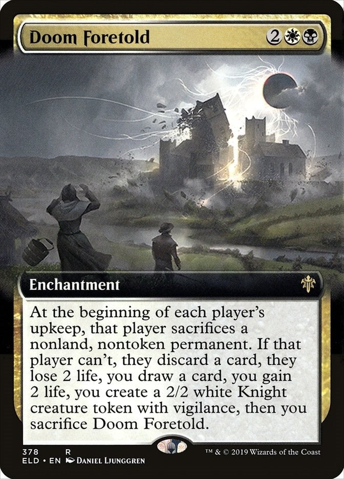 Doom Foretold (Extended Art) (378) [ELD] - MTG Single