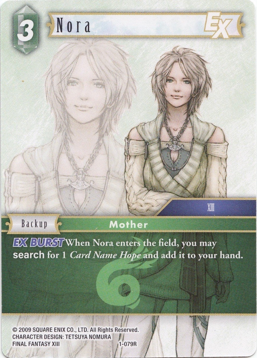 Nora EX - 1-079R (1) [DEC] - Final Fantasy TCG Single