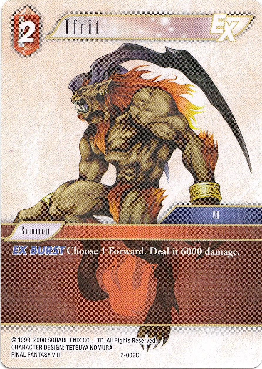 Ifrit EX - 2-002C (2) [DEC] - Final Fantasy TCG Single
