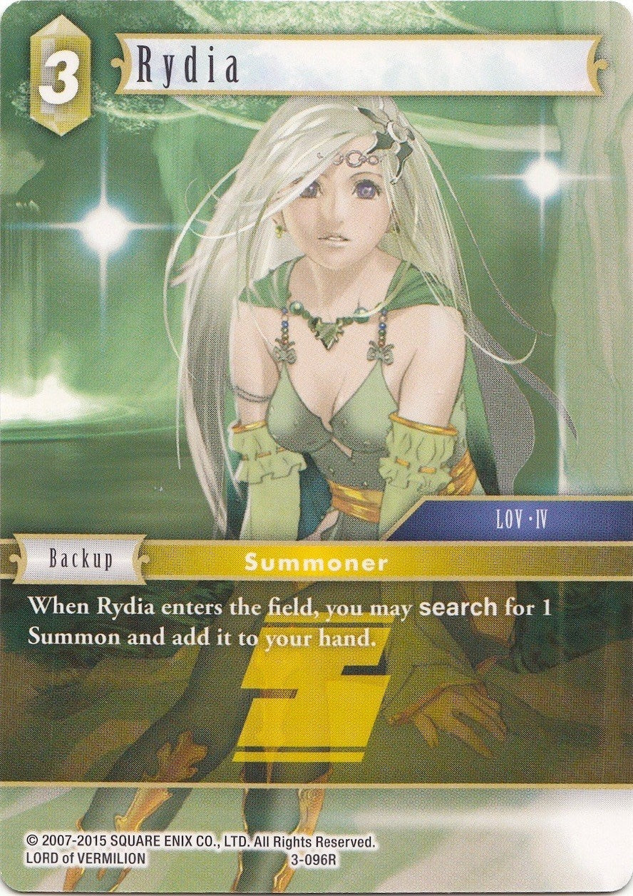 Rydia - 3-096R (3) [DEC] - Final Fantasy TCG Single