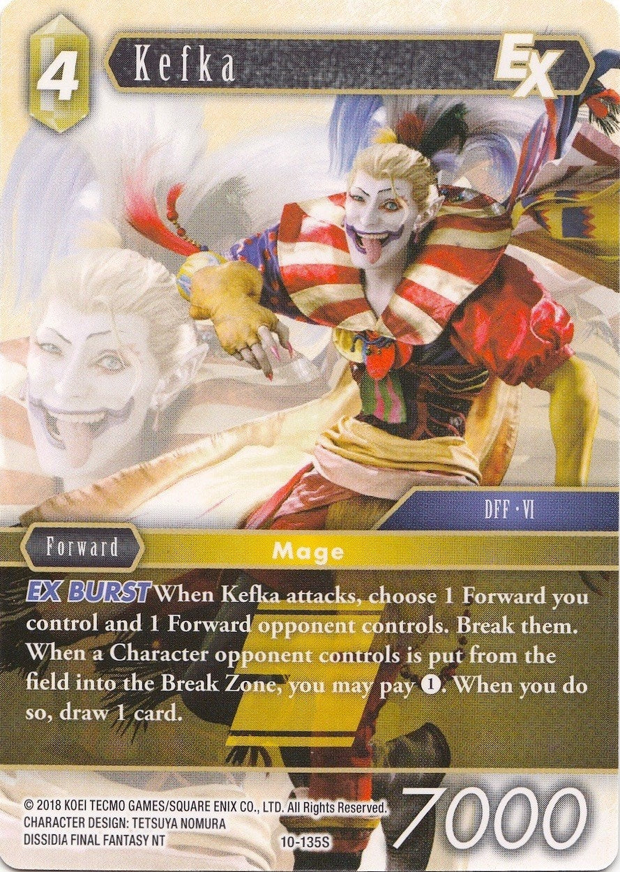 Kefka EX (Starter) (10) [OP10] - Final Fantasy TCG Single