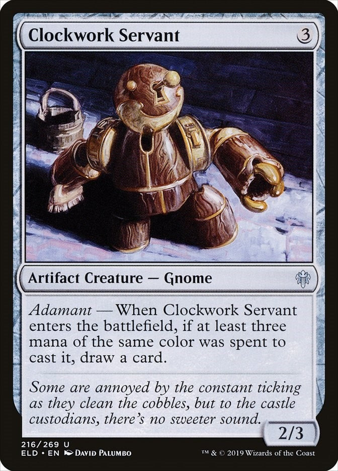 Clockwork Servant (216) [ELD] - MTG Single