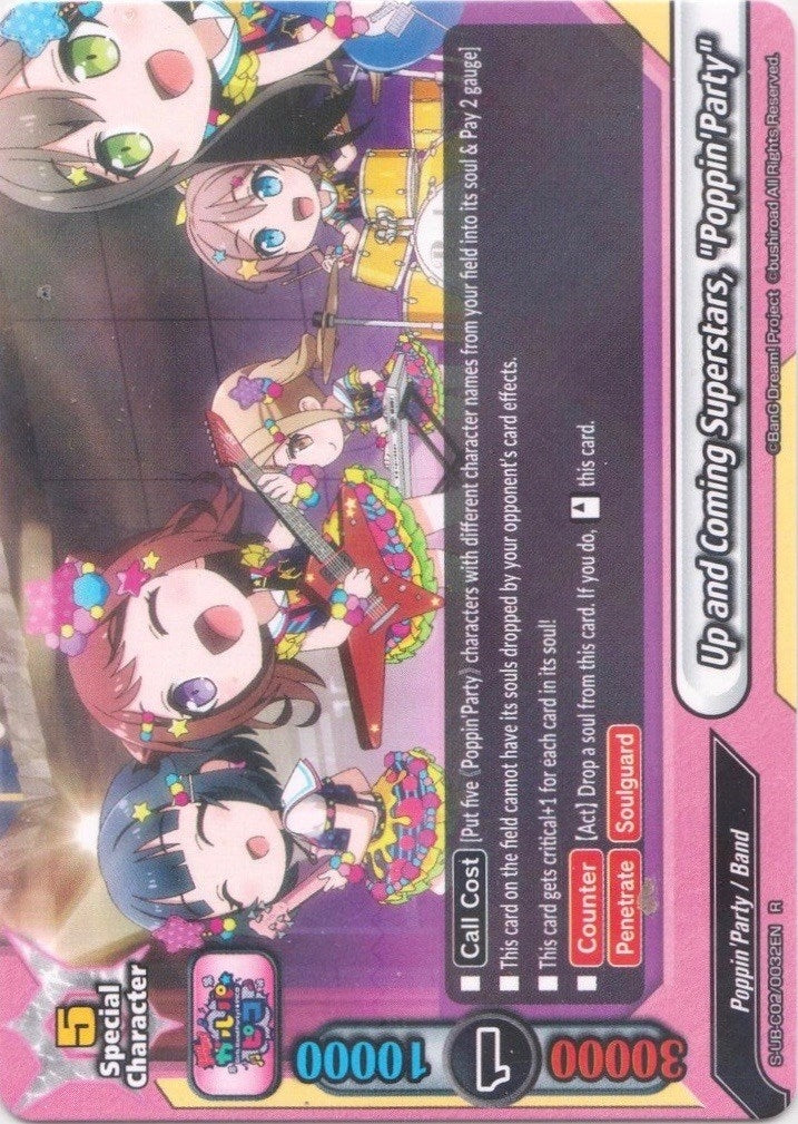 Up and Coming Superstars ’Poppin’Party’ (20032) [S-UB-C02] - Future Card BuddyFight Single