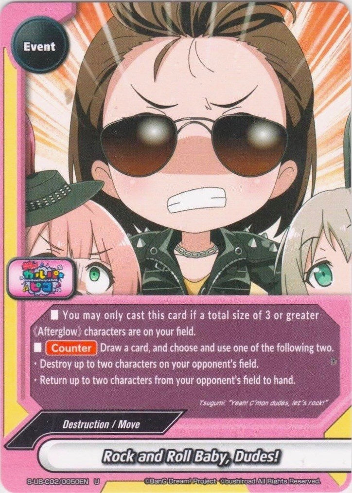 Rock and Roll Baby Dudes! (20050) [S-UB-C02] - Future Card BuddyFight Single