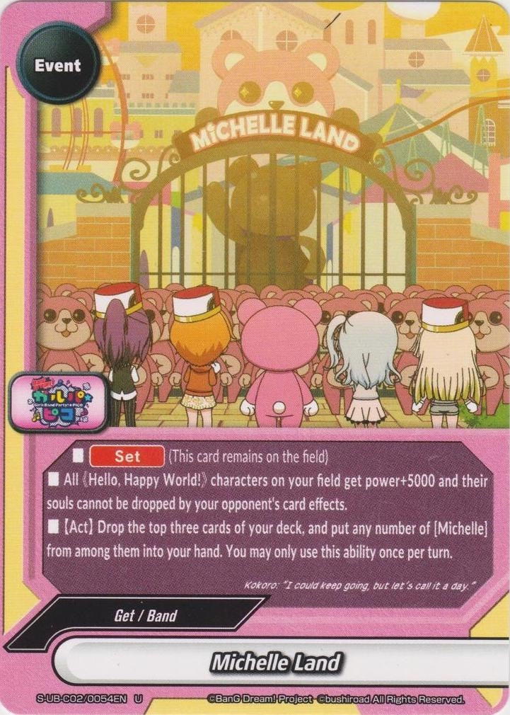 Michelle Land (20054) [S-UB-C02] - Future Card BuddyFight Single