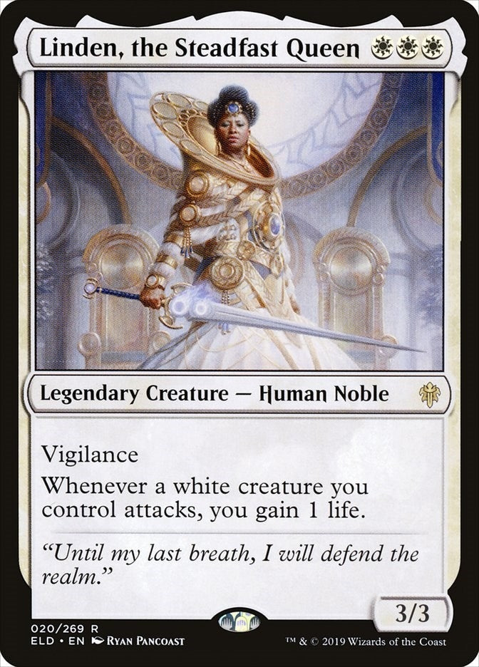 Linden the Steadfast Queen (20) [ELD] - MTG Single