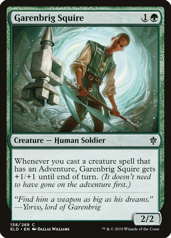 Garenbrig Squire (158) [ELD] - MTG Single