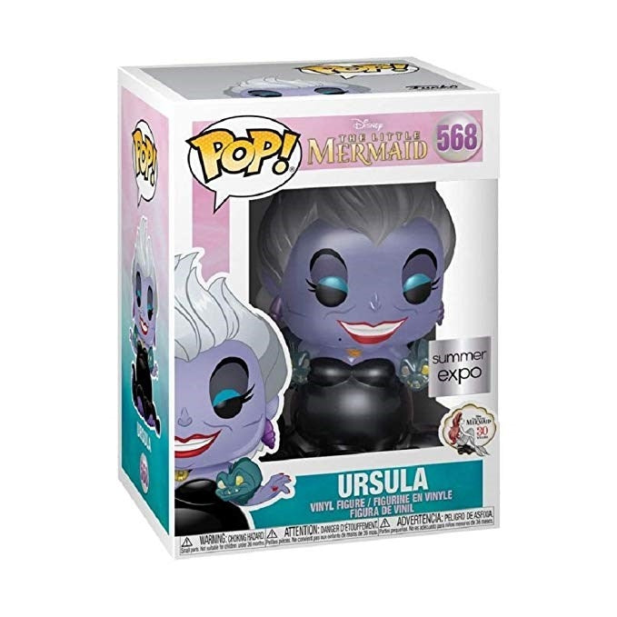 The Little Mermaid: Ursula (Metallic) (Limited Edition) (D23 Summer Expo) (568) [POP!] - Funko Sealed