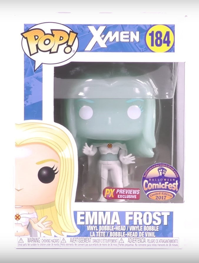 X-Men: Emma Frost (Bobble-Head) (Limited Edition) (ComicFest) (184) [POP!] - Funko Sealed