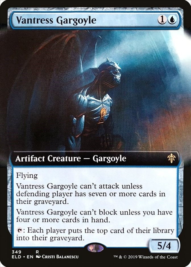 Vantress Gargoyle (Extended Art) (349) [ELD] - MTG Single