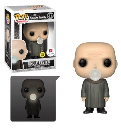 The Addams Family: Uncle Fester with Lightbulb (Walgreens) (GITD) (817) [POP!] - Funko Sealed