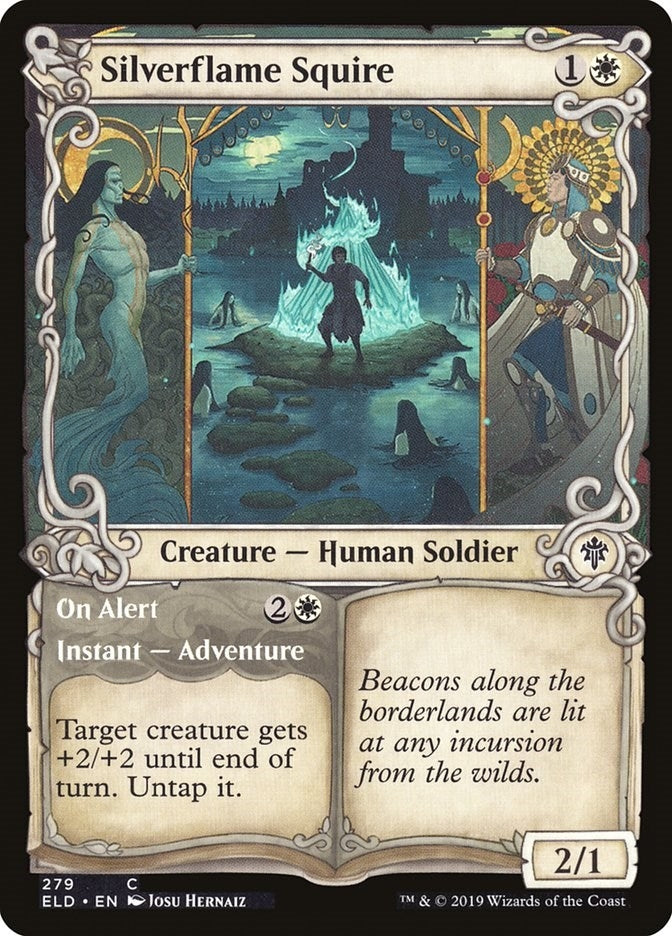Silverflame Squire (Showcase) (279) [ELD] - MTG Single