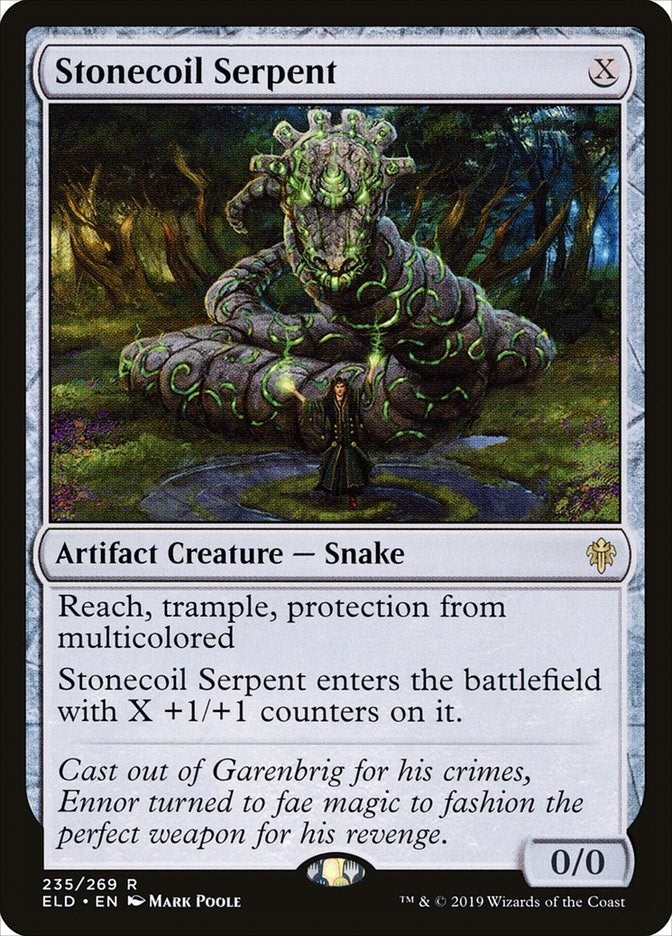 Stonecoil Serpent (235) [ELD] - MTG Single