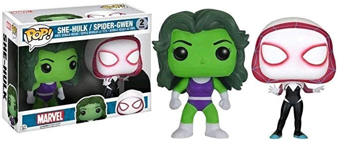 Marvel: She-Hulk / Spider-Gwen (Bobble-Head) 2-Pack [POP!] - Funko Sealed
