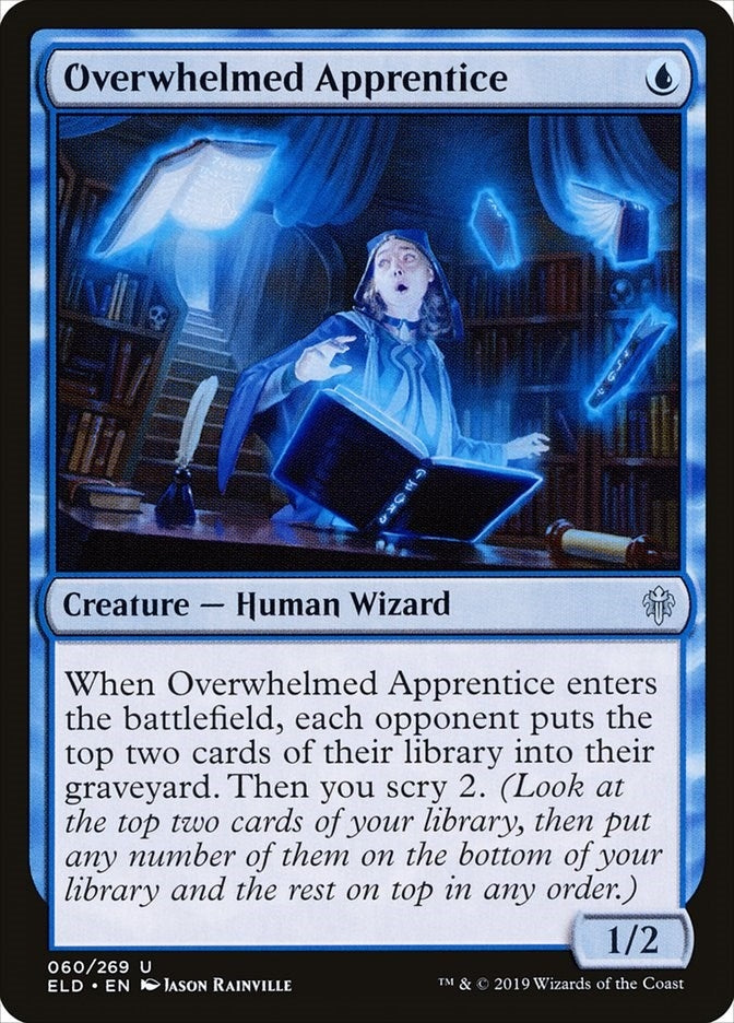 Overwhelmed Apprentice (60) [ELD] - MTG Single