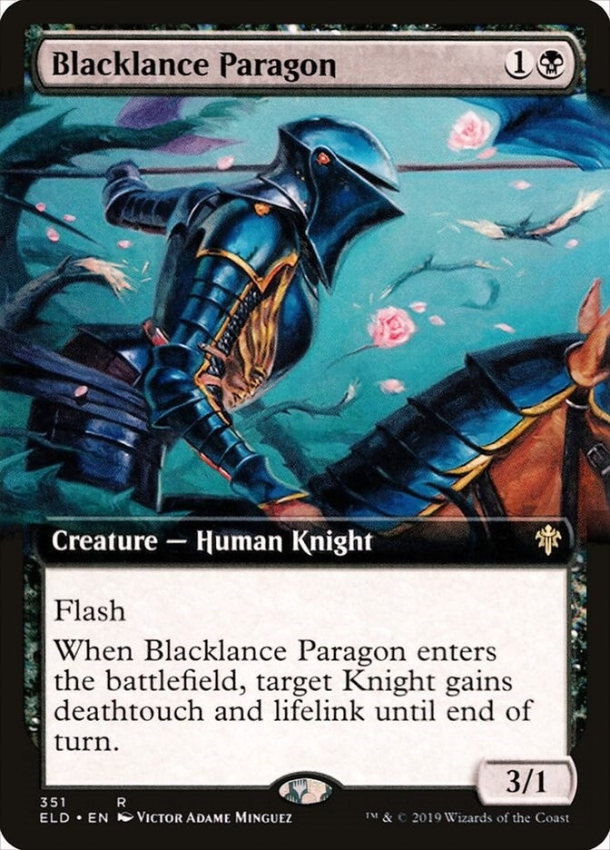 Blacklance Paragon (Extended Art) (351) [ELD] - MTG Single
