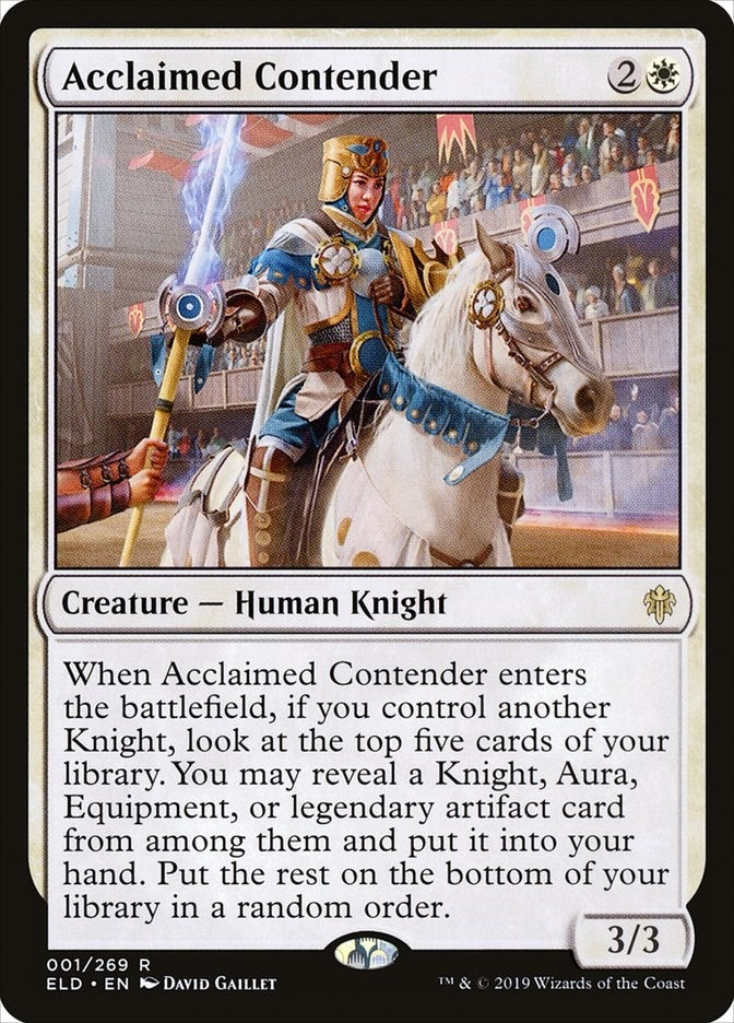 Acclaimed Contender (1) [ELD] - MTG Single
