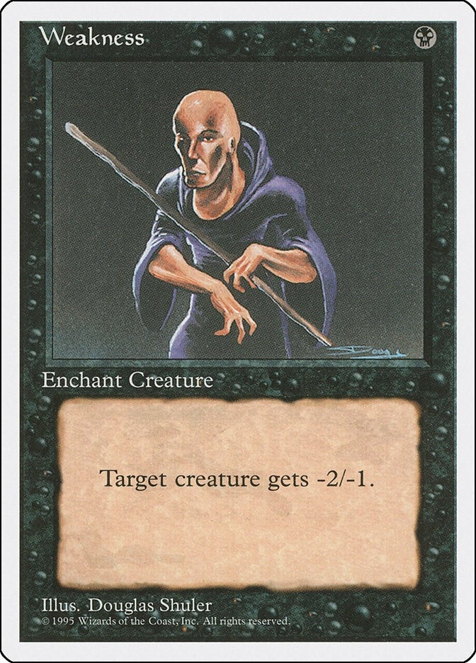 Weakness [4ED] - MTG Single