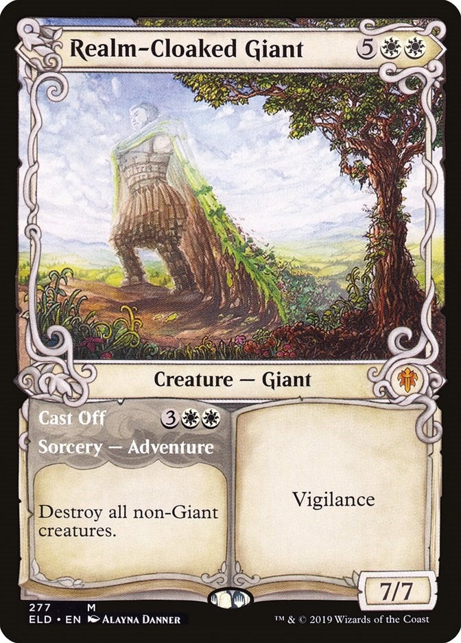 Realm-Cloaked Giant (Showcase) (277) [ELD] - MTG Single