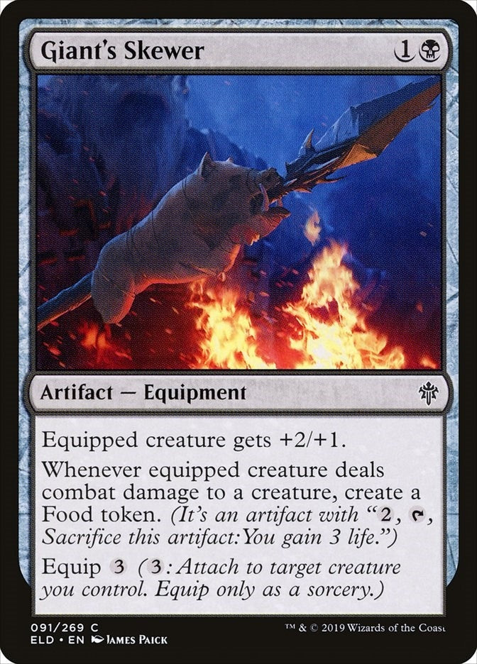 Giant’s Skewer (91) [ELD] - MTG Single