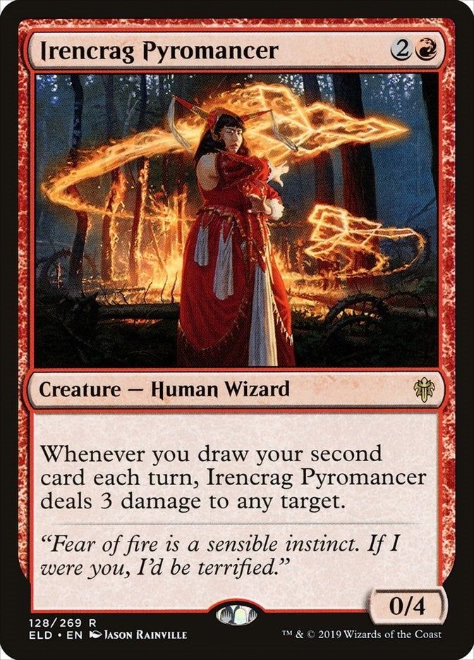 Irencrag Pyromancer (128) [ELD] - MTG Single