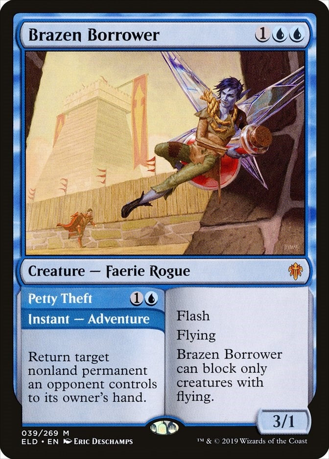 Brazen Borrower (39) [ELD] - MTG Single