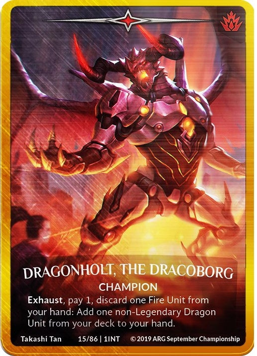 Dragonholt the Dracoborg (Gold Metal) (ARG September 2019 Championship) (15) [PR] - Argent Saga TCG Single