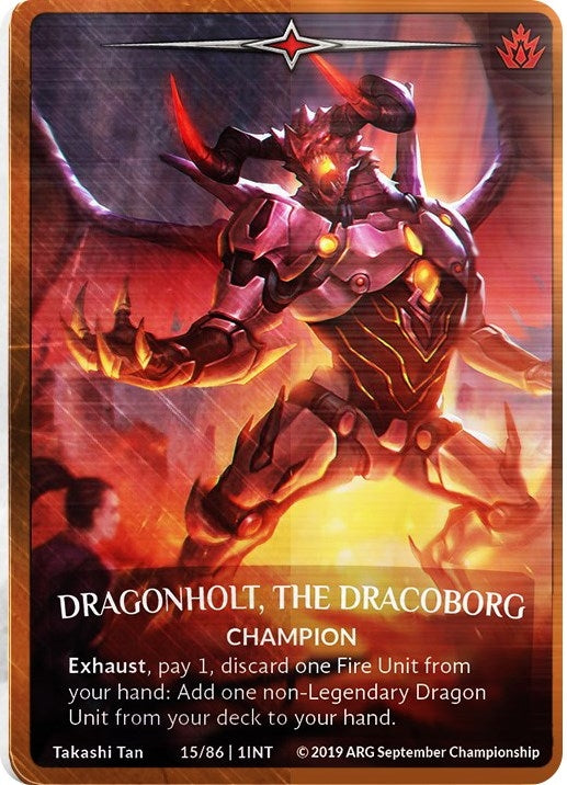 Dragonholt the Dracoborg (Bronze Metal) (ARG September 2019 Championship) (15) [PR] - Argent Saga TCG Single