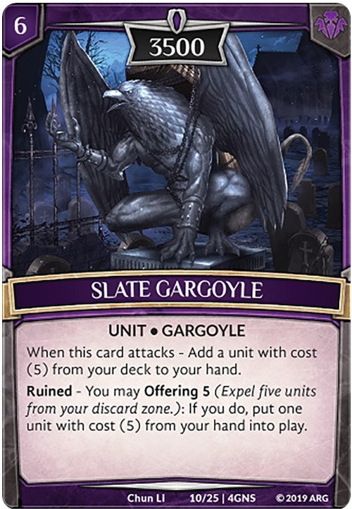 Slate Gargoyle (10) [GENE] - Argent Saga TCG Single