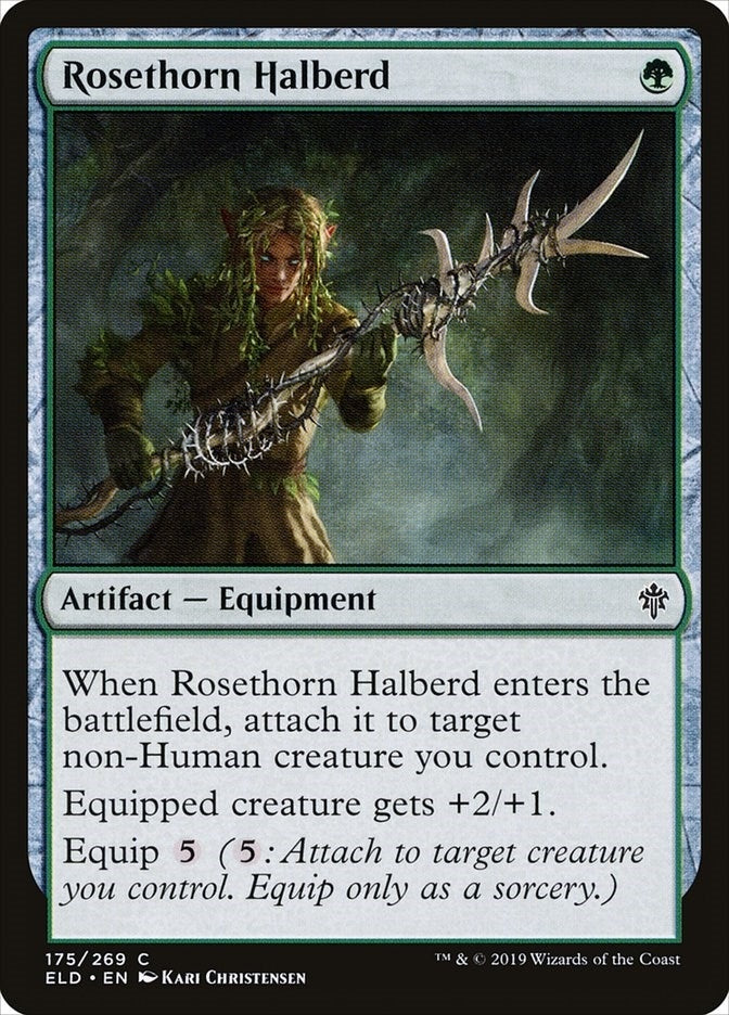 Rosethorn Halberd (175) [ELD] - MTG Single