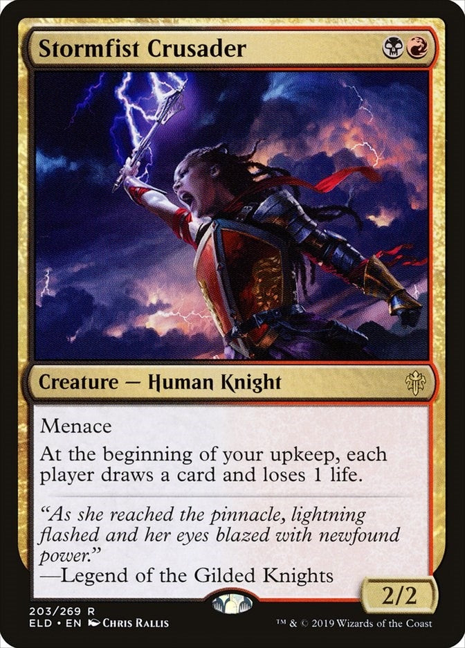 Stormfist Crusader (203) [ELD] - MTG Single
