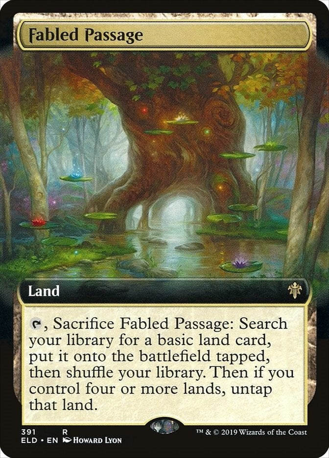 Fabled Passage (Extended Art) (391) [ELD] - MTG Single