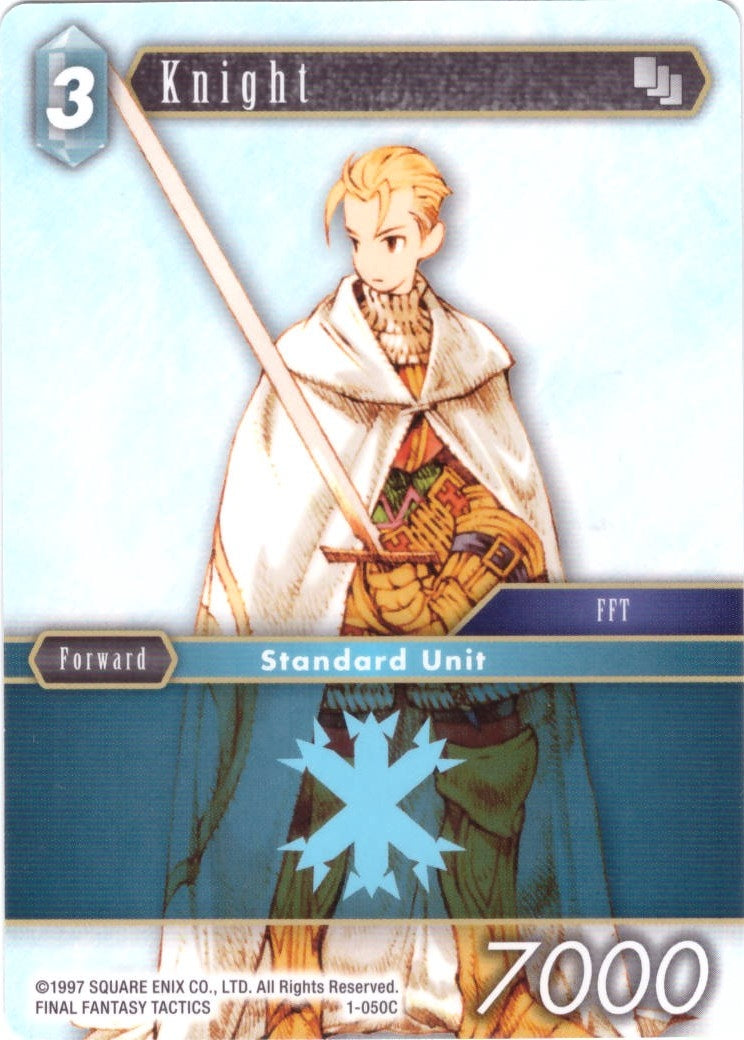 Knight (Male Unit) - 1-050C (1) [DEC] - Final Fantasy TCG Single