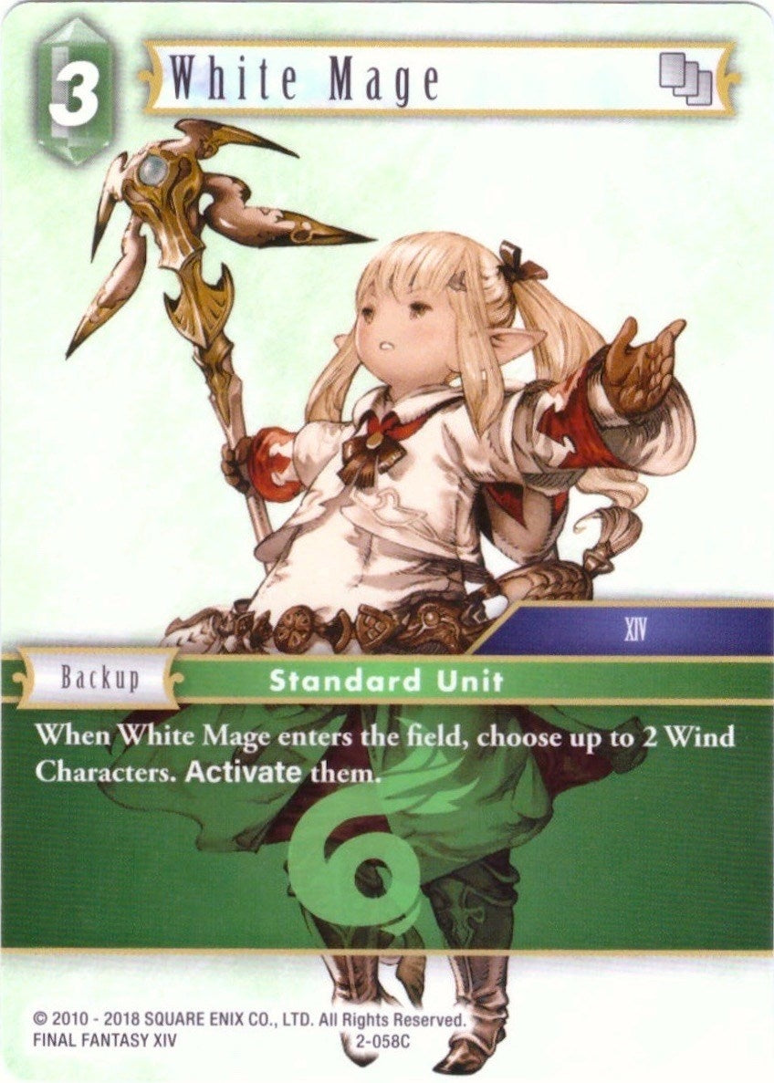 White Mage - 2-058C (2) [DEC] - Final Fantasy TCG Single